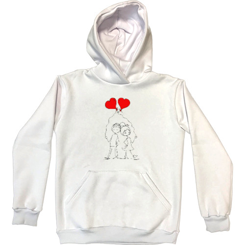 Kids' Premium Hoodie - i love you 2 - Mfest