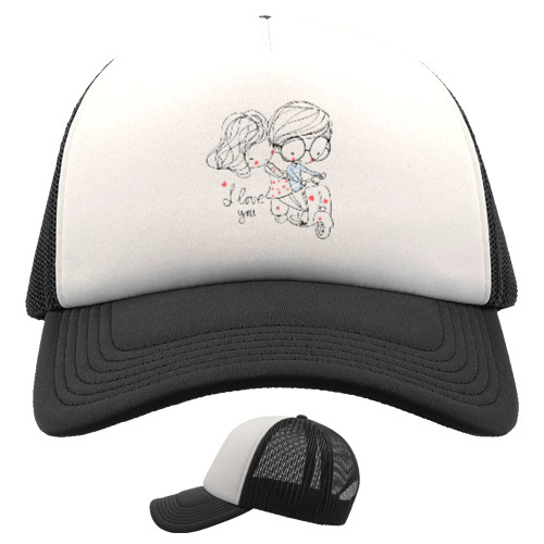 Trucker Cap - i love you - Mfest