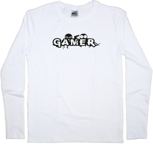 Men's Longsleeve Shirt - gamer - Mfest