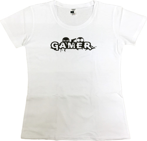 Women's Premium T-Shirt - gamer - Mfest