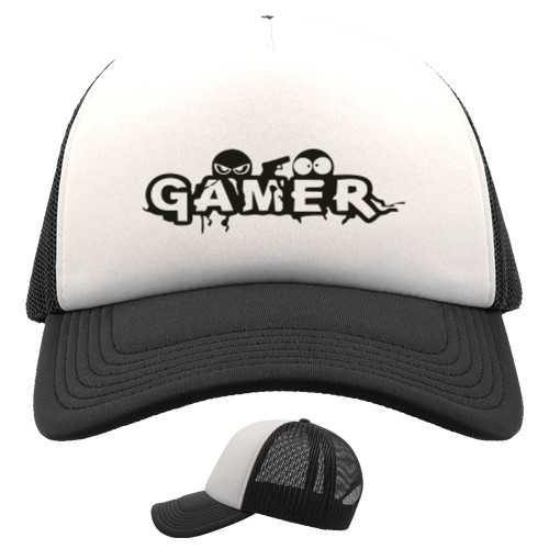 Kids' Trucker Cap - gamer - Mfest