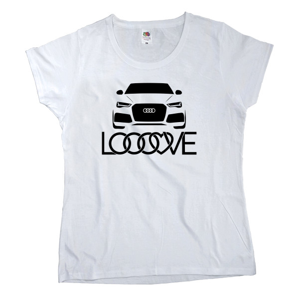 Women's T-shirt Fruit of the loom - AUDI - Mfest