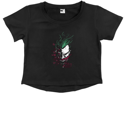 Kids' Premium Cropped T-Shirt - ДЖОКЕР - Mfest