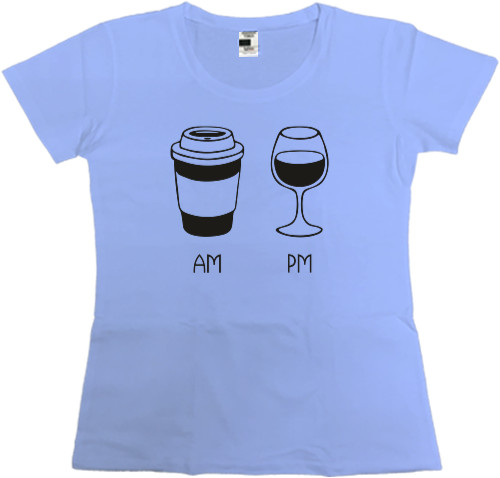 Women's Premium T-Shirt - AM PM - Mfest