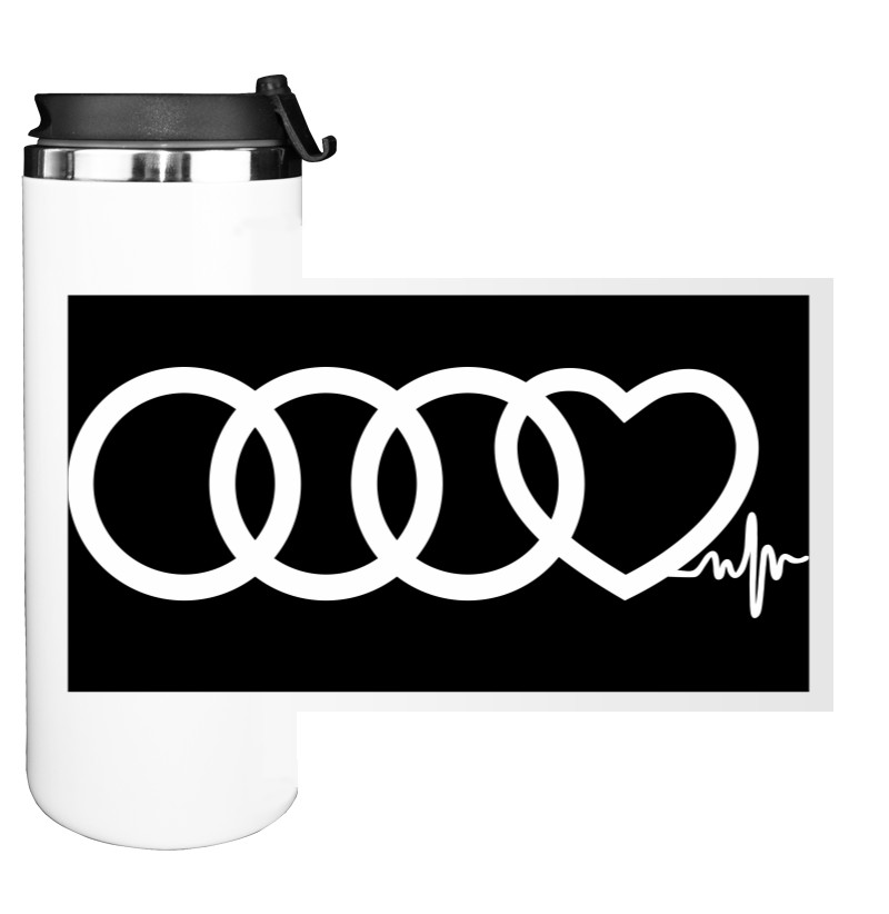 Water Bottle on Tumbler - audi - Mfest