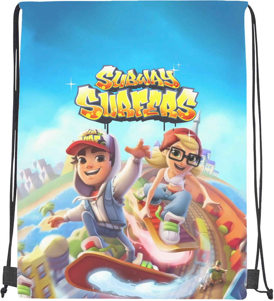 Drawstring Bag - Subway Surfers (8) - Mfest