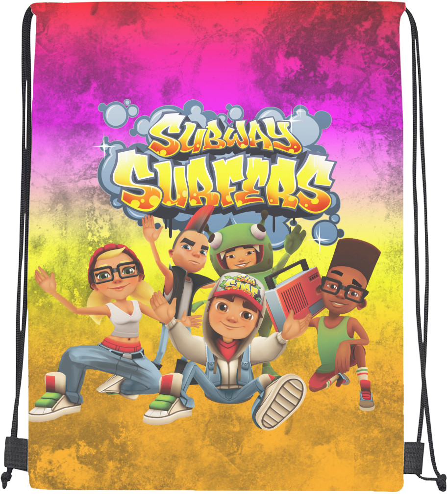 Subway Surfers - Drawstring Bag - Subway Surfers (2) - Mfest