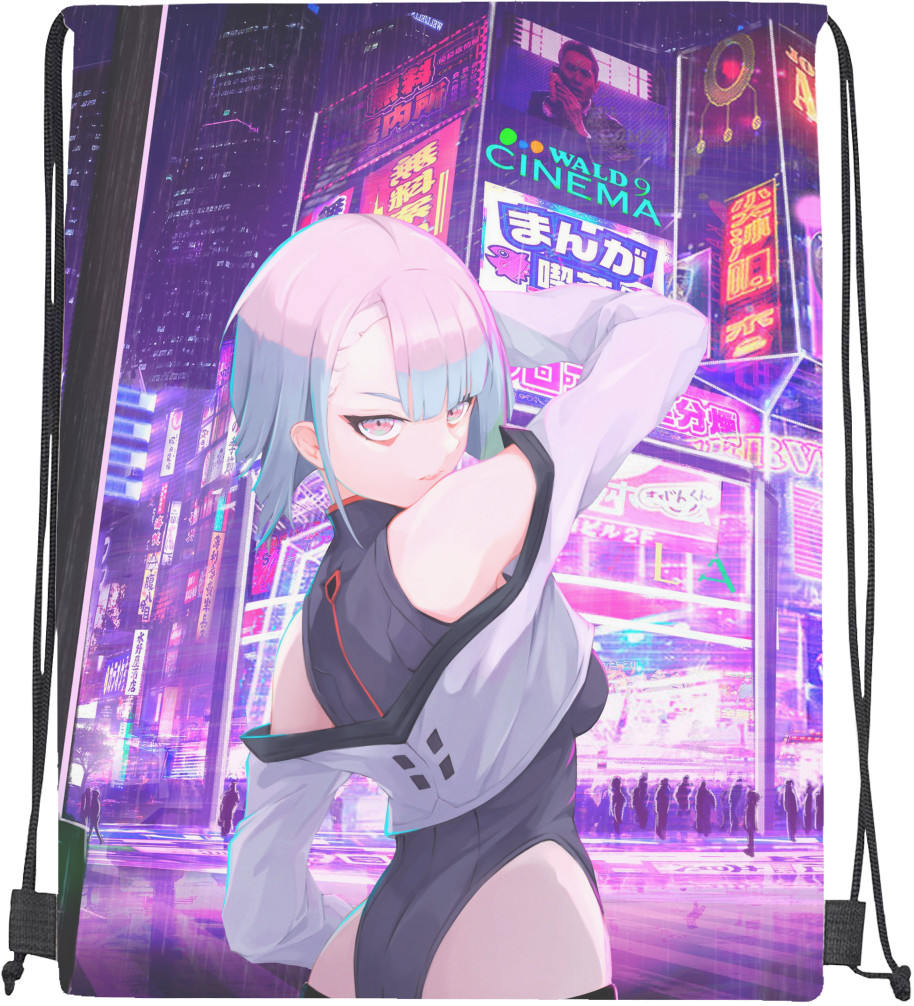 Drawstring Bag - Cyberpunk: Edgerunners (Lucyna 1) - Mfest