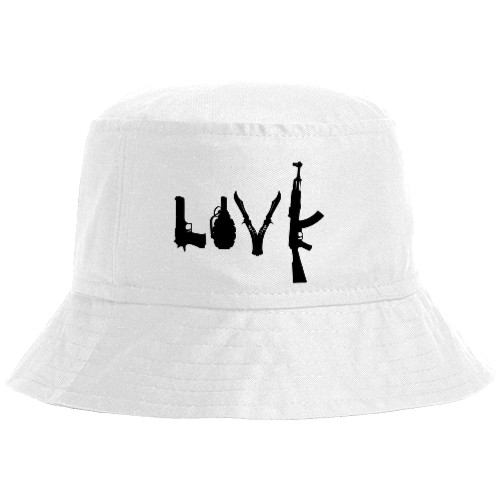 Bucket Hat - banksy love - Mfest