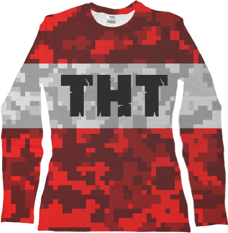 Women's Longsleeve Shirt 3D - Minecraft - Mfest