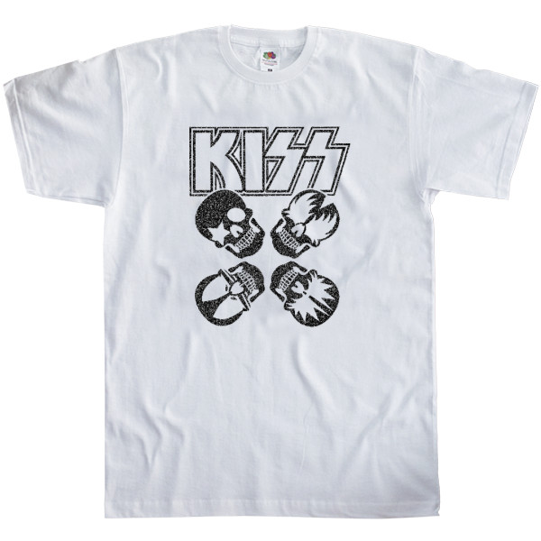 Men's T-Shirt Fruit of the loom - KISS ART - Mfest