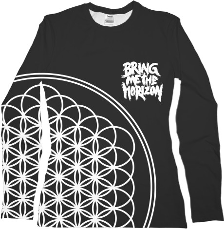 Футболка з Довгим Рукавом Жіноча 3D - Bring me the Horizon [4] - Mfest