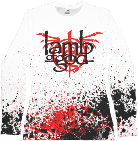 Women's Longsleeve Shirt 3D - Lamb of God 1 - Mfest