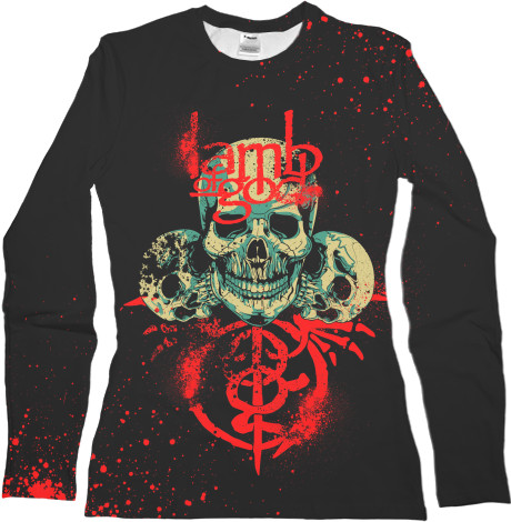 Women's Longsleeve Shirt 3D - Lamb of God 3 - Mfest