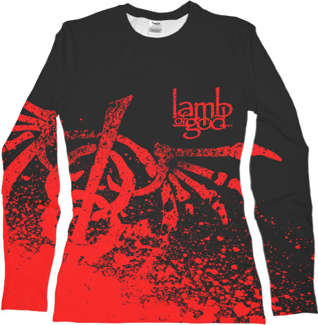 Women's Longsleeve Shirt 3D - Lamb of God 4 - Mfest