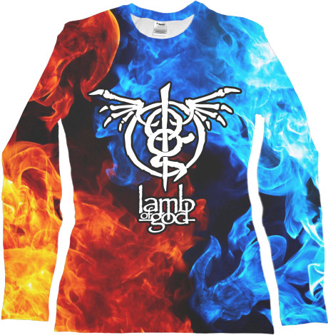 Women's Longsleeve Shirt 3D - Lamb of God 6 - Mfest