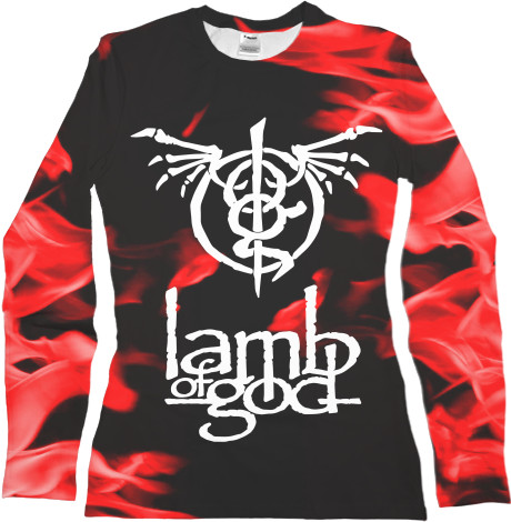 Лонгслив 3D Женский - Lamb of God 7 - Mfest