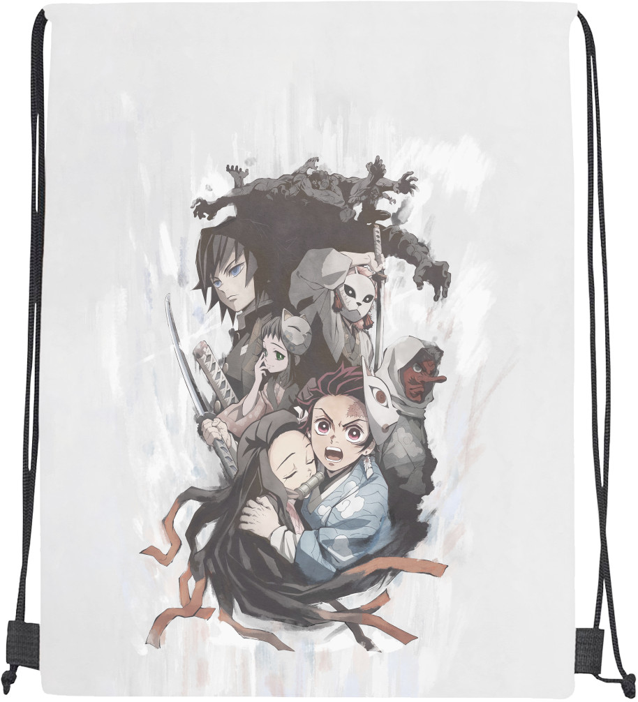 Drawstring Bag - DEMON SLAYER: KIMETSU NO YAIBA [57] - Mfest