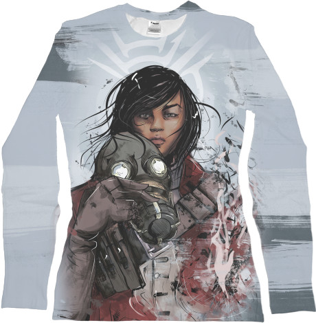 Women's Longsleeve Shirt 3D - Dishonored 10 - Mfest