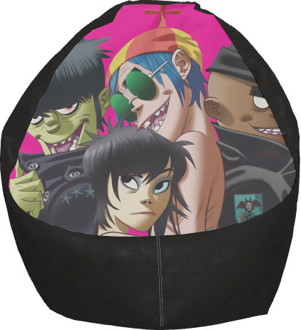 Gorillaz - Bean Bag Chair - Gorillaz (3) - Mfest