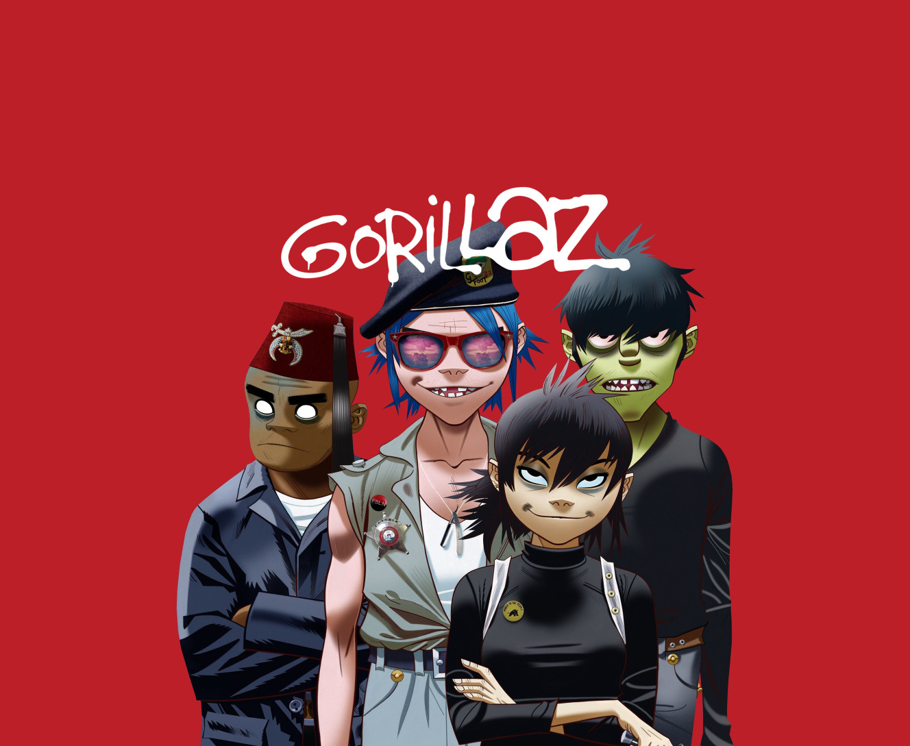 Коврик для мышки - Gorillaz (4) - Mfest