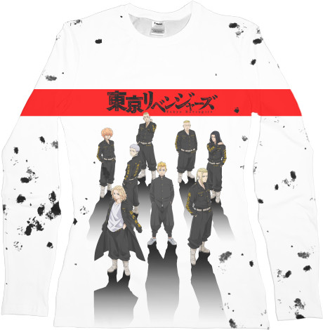 Women's Longsleeve Shirt 3D - Токийские мстители / Tokyo Revengers [1] - Mfest