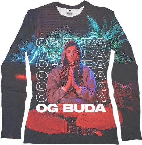 Women's Longsleeve Shirt 3D - OG BUDA (6) - Mfest