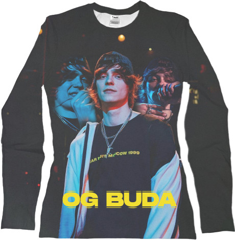 Women's Longsleeve Shirt 3D - OG BUDA (3) - Mfest