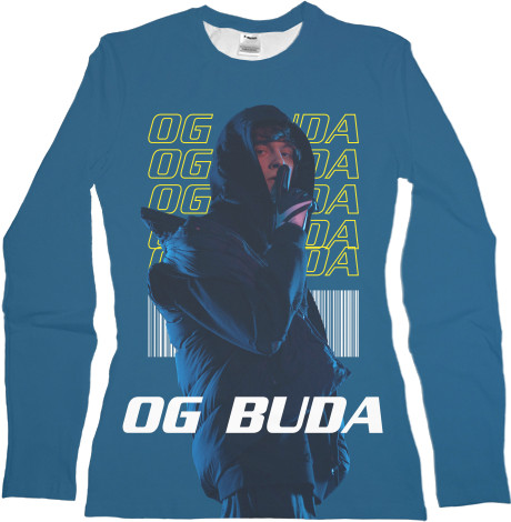 Women's Longsleeve Shirt 3D - OG BUDA (2) - Mfest