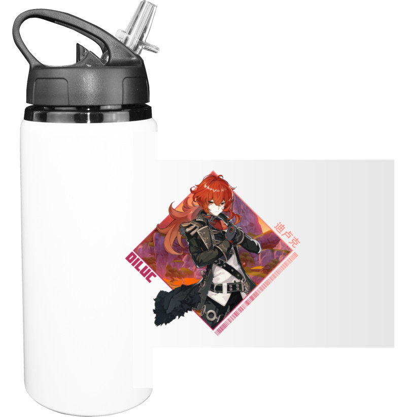 Sport Water Bottle - Diluc - Mfest