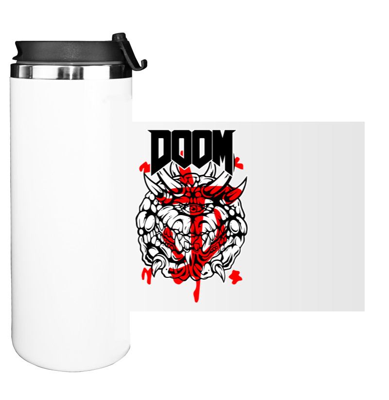 Water Bottle on Tumbler - DOOM 4 - Mfest