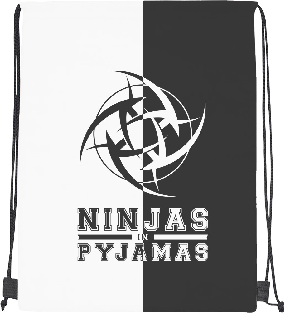 Drawstring Bag - Ninjas in Pyjamas [2] - Mfest