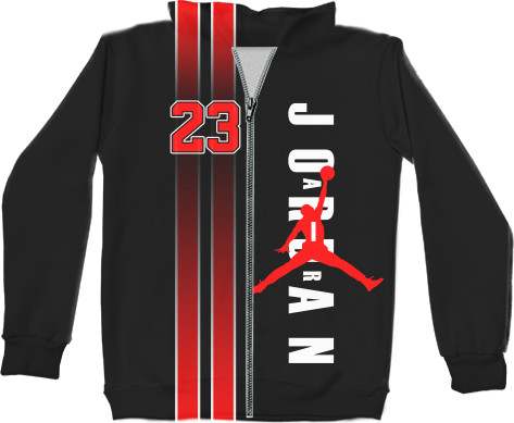 Kids' Zip-through Hoodie 3D - JORDAN [6] - Mfest