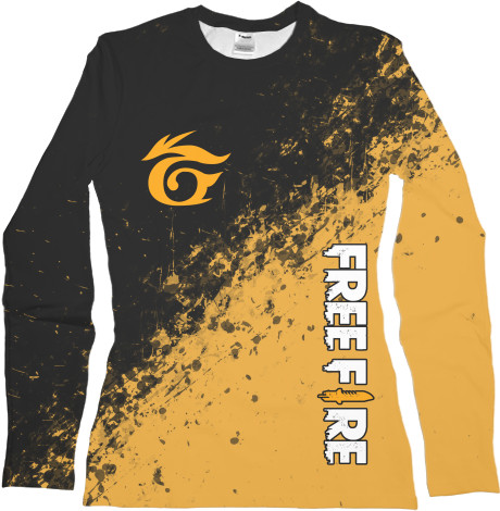 Women's Longsleeve Shirt 3D - Garena Free Fire [17] - Mfest