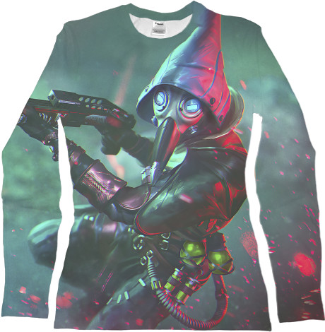 Women's Longsleeve Shirt 3D - Garena Free Fire [6] - Mfest