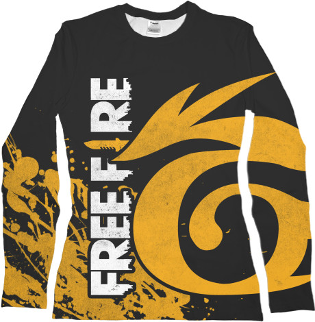 Women's Longsleeve Shirt 3D - Garena Free Fire [3] - Mfest