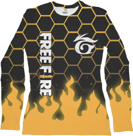 Women's Longsleeve Shirt 3D - Garena Free Fire [2] - Mfest