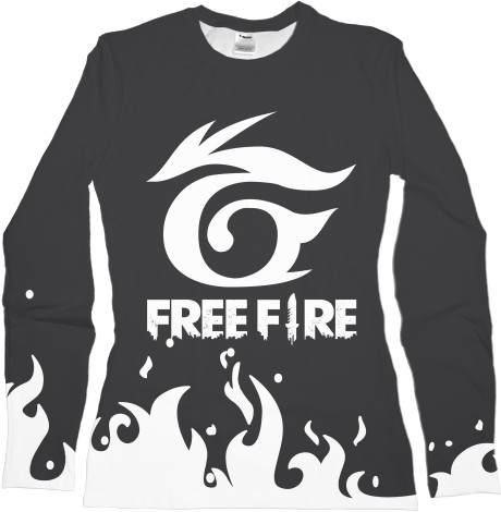 Women's Longsleeve Shirt 3D - Garena Free Fire [1] - Mfest