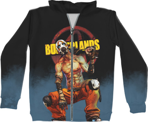 Unisex Zip-through Hoodie 3D - BORDERLANDS [2] - Mfest