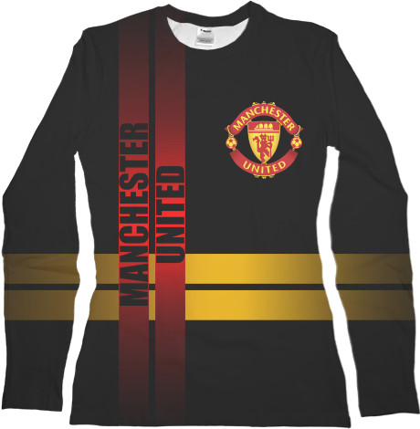 Women's Longsleeve Shirt 3D - manchester united [3] - Mfest