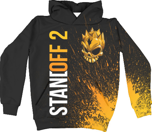 Unisex Hoodie 3D - STANDOFF 2 [GOLD SKULL] 2 - Mfest