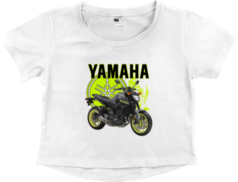 Women's Cropped Premium T-Shirt - YAMAHA (15) - Mfest