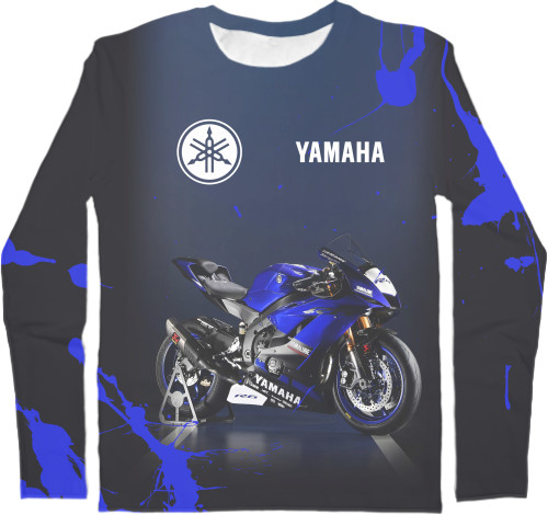 Футболка з Довгим Рукавом Чоловіча 3D - YAMAHA (11) - Mfest