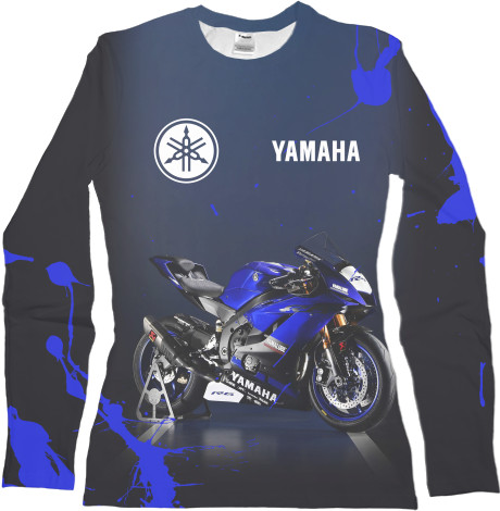 Футболка з Довгим Рукавом Жіноча 3D - YAMAHA (11) - Mfest