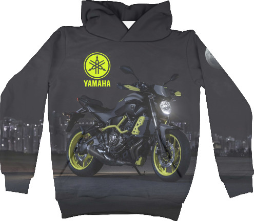 Kids' Hoodie 3D - YAMAHA (10) - Mfest