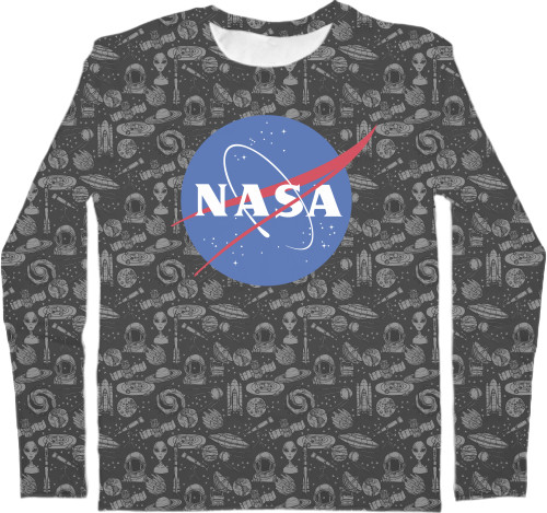 Men's Longsleeve Shirt 3D - NASA [13] - Mfest