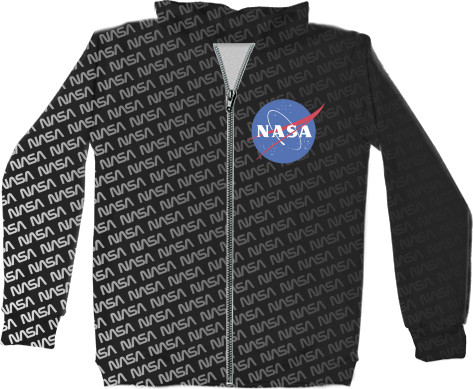 Unisex Zip-through Hoodie 3D - NASA [6] - Mfest