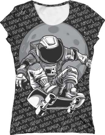 Women's T-Shirt 3D - NASA [1] - Mfest