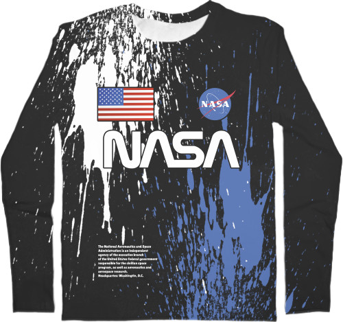 Kids' Longsleeve Shirt 3D - NASA [2] - Mfest