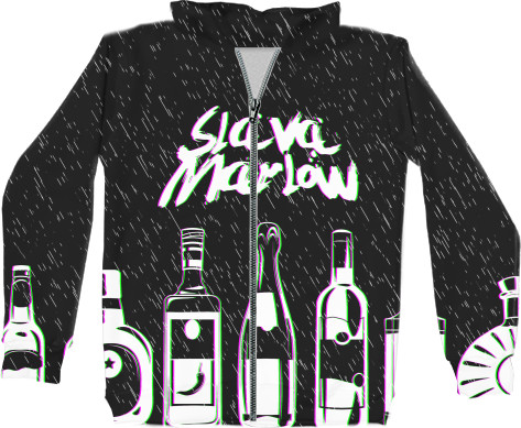 Unisex Zip-through Hoodie 3D - SLAVA MARLOW (1) - Mfest